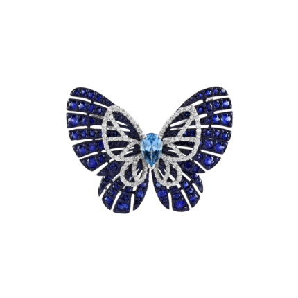 blue butterrfly ring
